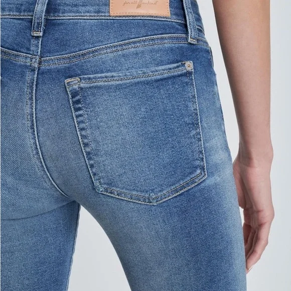 7 For All Mankind Luxe Vintage The Ankle Skinny Denim Jeans size 27 - Picture 2 of 9